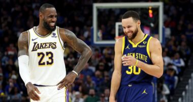 LeBron fiton sfid&euml;n e &ldquo;yjeve&rdquo;, Lakers mundin Golden State t&euml; Stephen Curry