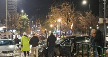 EMRI/ Aksidenti në Tiranë, arrestohet shoferi, 22-vjeçari ishte nën efektin e lëndëve narkotike