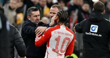 VIDEO/ Trajneri kundërshtar i vuri duart në fytyrë dhe e shtyu, Sane: T’i kërkoj falje? Nuk kam pse, ai erdhi dhe bëri atë që bëri