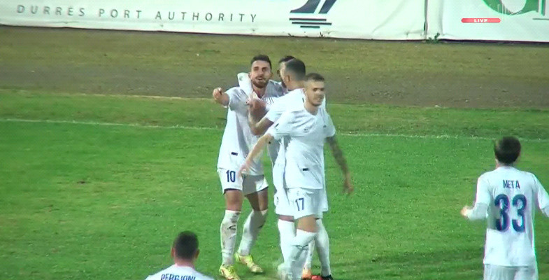 VIDEO/ Supergol nga kryeqytetasit, Tirana në avantazh ndaj Teutës