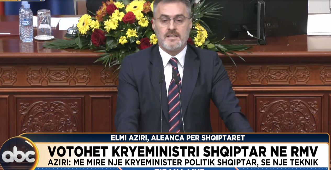 Votimi për Talat Xhaferin kryeministër/ Aziri: Po marrim pjesë në inagurimin e një standardi të ri. Realiteti shqiptar prezent në çdo sektor në RMV