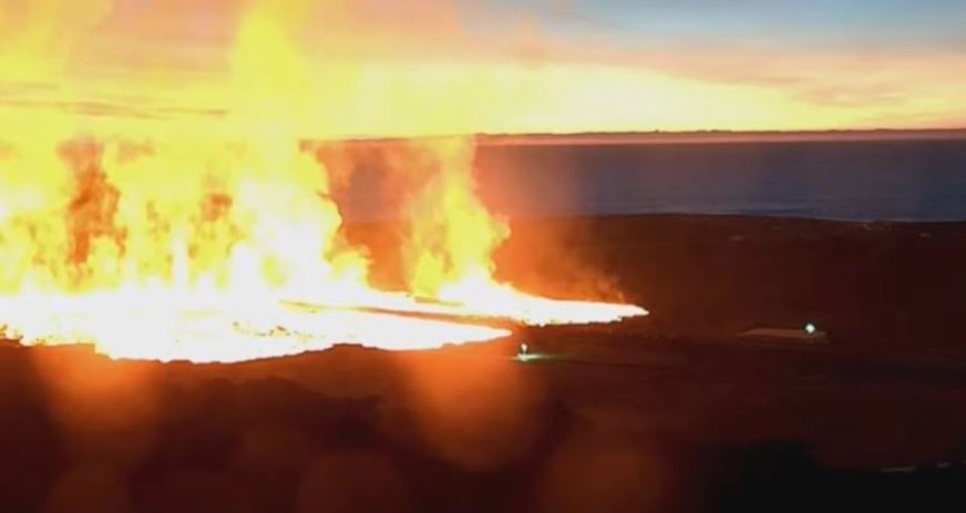 VIDEO/ Shpërthen sërish vullkani në Islandë