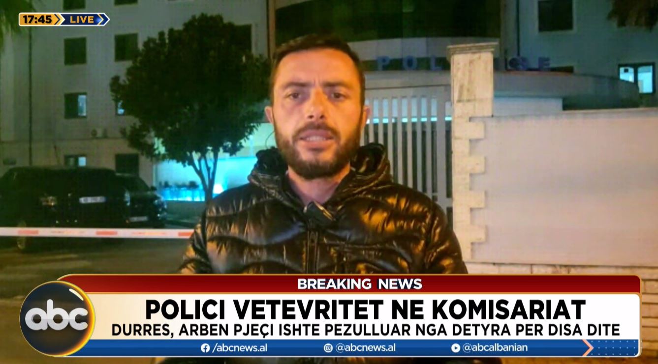 Nënkomisari vetëvritet në komisariat, Policia e Durrësit: Ishte dënuar me vendim gjykate, vrau veten në kushtet e depresionit