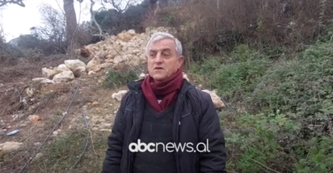 VIDEO/ Shkëmbi bie shumë pranë banesës, 65-vjeçari në Krujë: Ndjehemi të rrezikuar