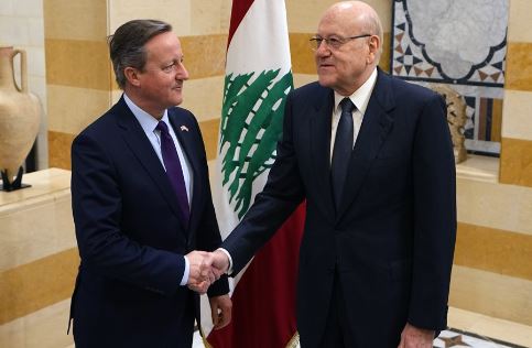 Cameron takohet me zyrtarët libanezë në Bejrut