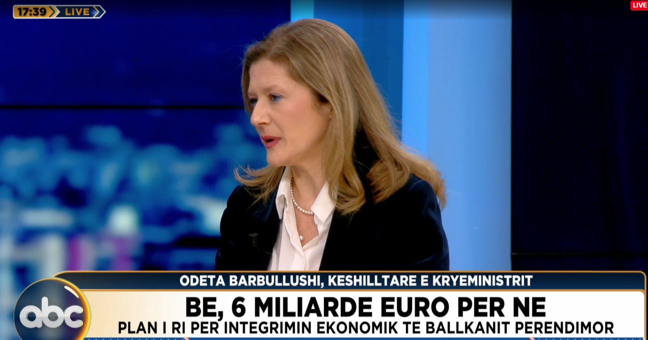 Si do ndahen 6 miliardë euro për Ballkanin? Këshilltarja e Ramës: Do jepen për ato sektorë, që kanë impakt transformues 