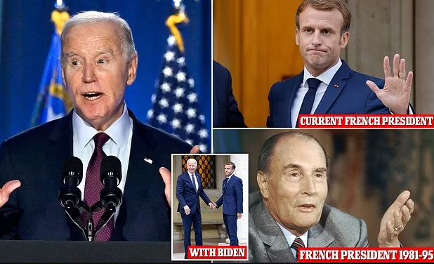 Gafa e re e Biden, ngatërron Macron me ish-presidentin francez Mitterrand