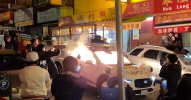 VIDEO/ Turma i v&euml; flak&euml;n makin&euml;s n&euml; San Francisko