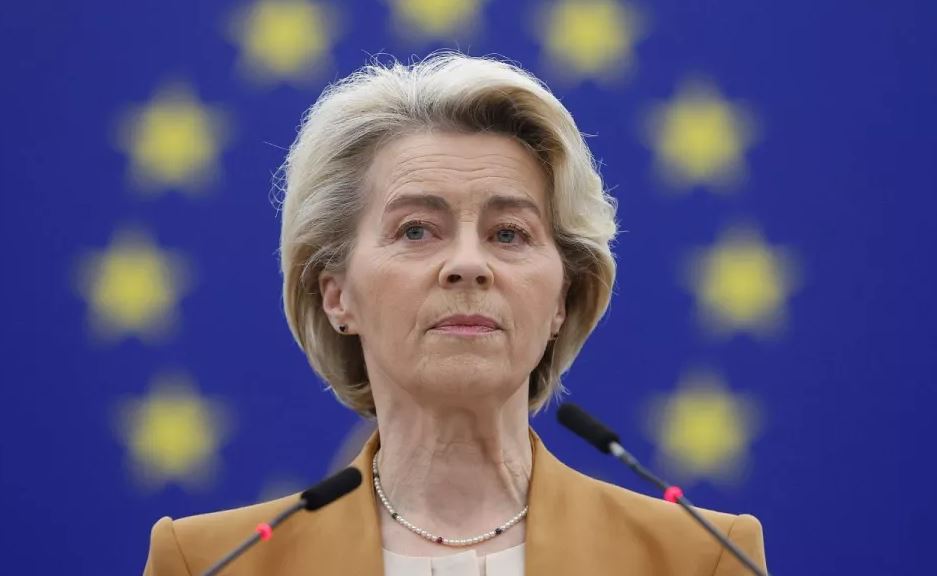 Ursula von der Leyen shpall zyrtarisht kandidaturën për një tjetër mandat në Komisionin Europian