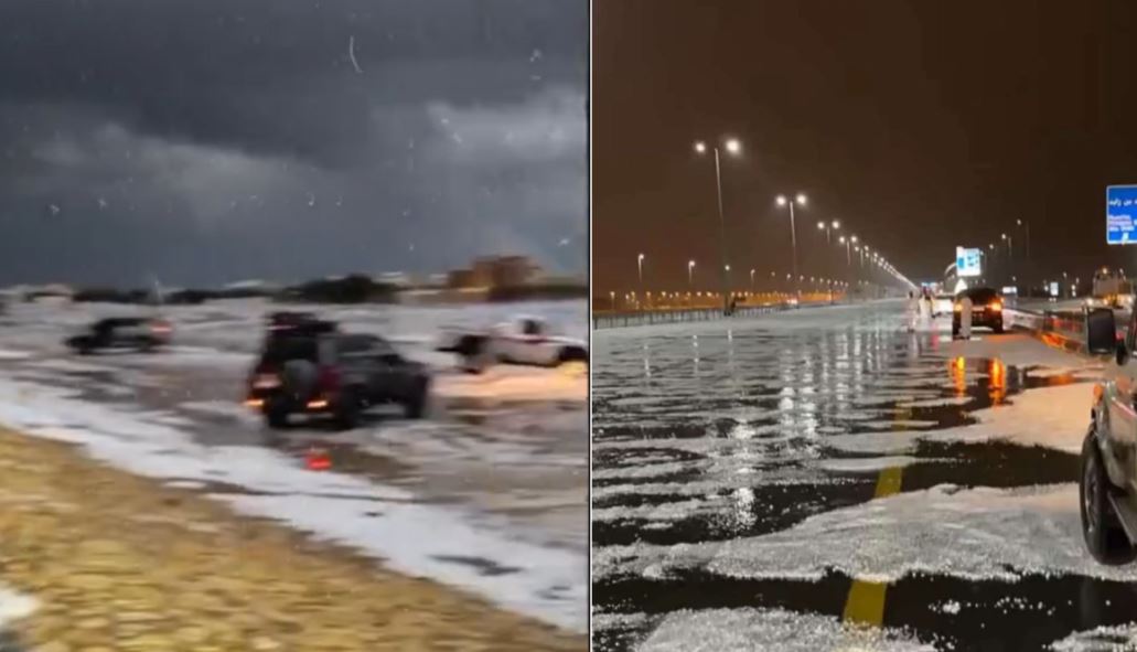 VIDEO/Rrufe dhe shira të rrëmbyeshëm, Abu Dhabi dhe Dubai goditen nga moti i keq