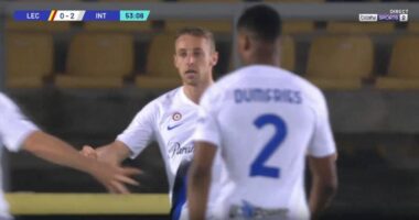 VIDEO/ Frattesi gol dhe asist në 2 minuta, Inter “blindon” fitoren ndaj Lecce