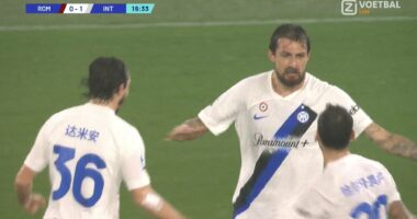 VIDEO/ Inter e nis me vrull, Acerbi i jep &ldquo;Zikalt&euml;rve&rdquo; avantazhin n&euml; &ldquo;Stadio Olimpico&rdquo;