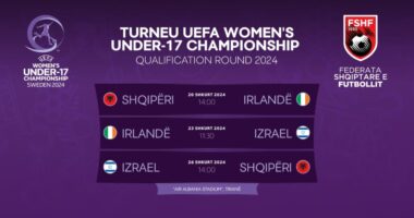 EURO U-17 për vajza/ Kombëtarja luan nesër ndaj Irlandës në “Air Albania”