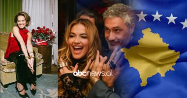 E veshur kuq e zi, Rita Ora uron në shqip Pavarësinë e Kosovës: Gëzuar 17 shkurtin
