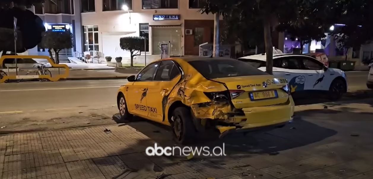 Përplasi taksinë në Shkodër, arrestohet shoferi 23 vjeçar nga Britania