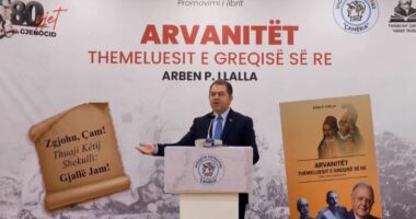 Libri “Arvanitët, themeluesit e Greqisë së Re”/ Idrizi: Shqiptarët e Çamërisë, një çështje që duhet të zgjidhet