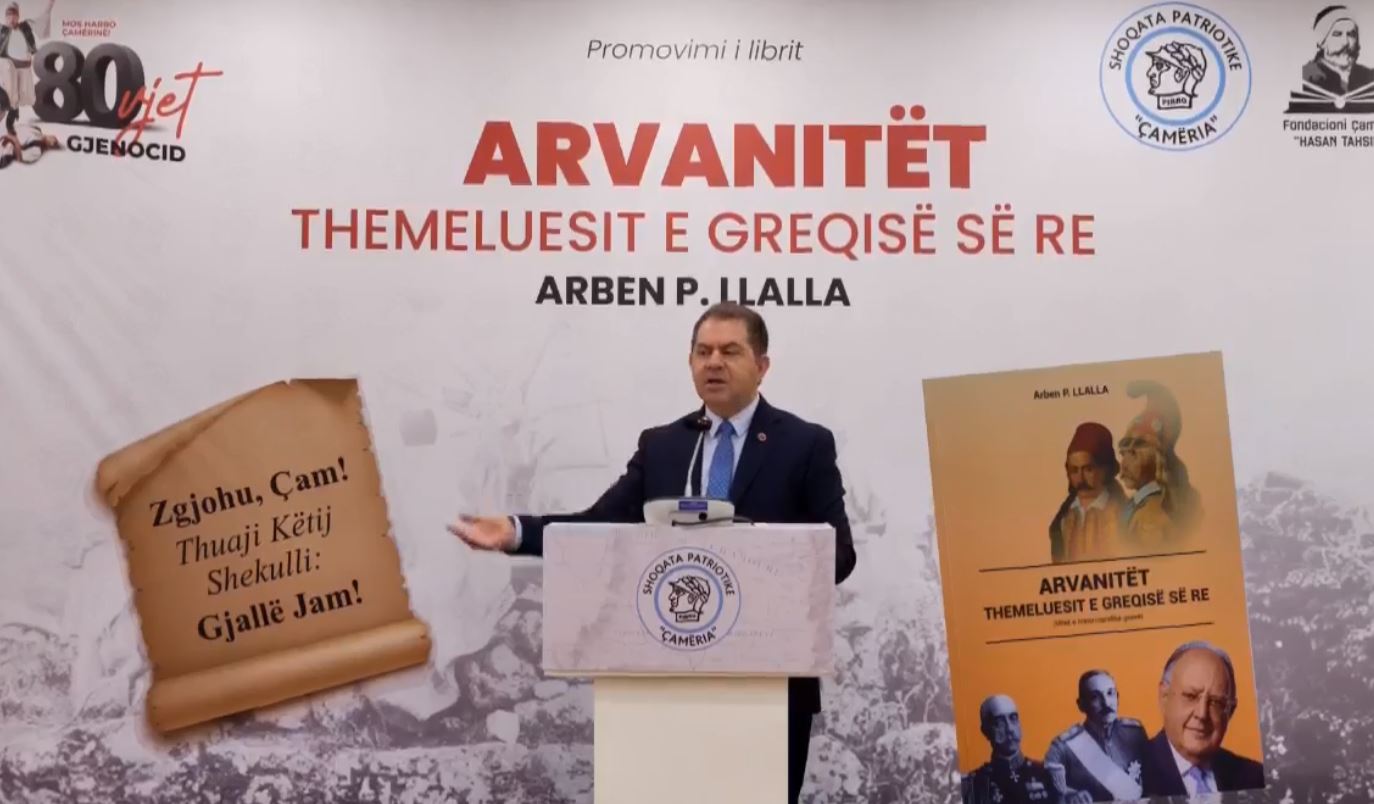 Libri “Arvanitët, themeluesit e Greqisë së Re”/ Idrizi: Shqiptarët e Çamërisë, një çështje që duhet të zgjidhet