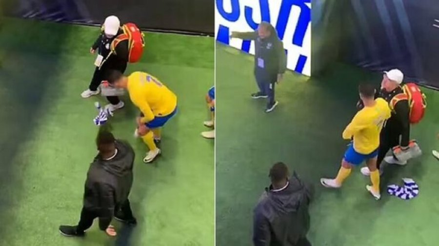 VIDEO/ CR7 lë nam, portugezi kryen gjestin vulgar me fanellën e skuadrës kundërshtare