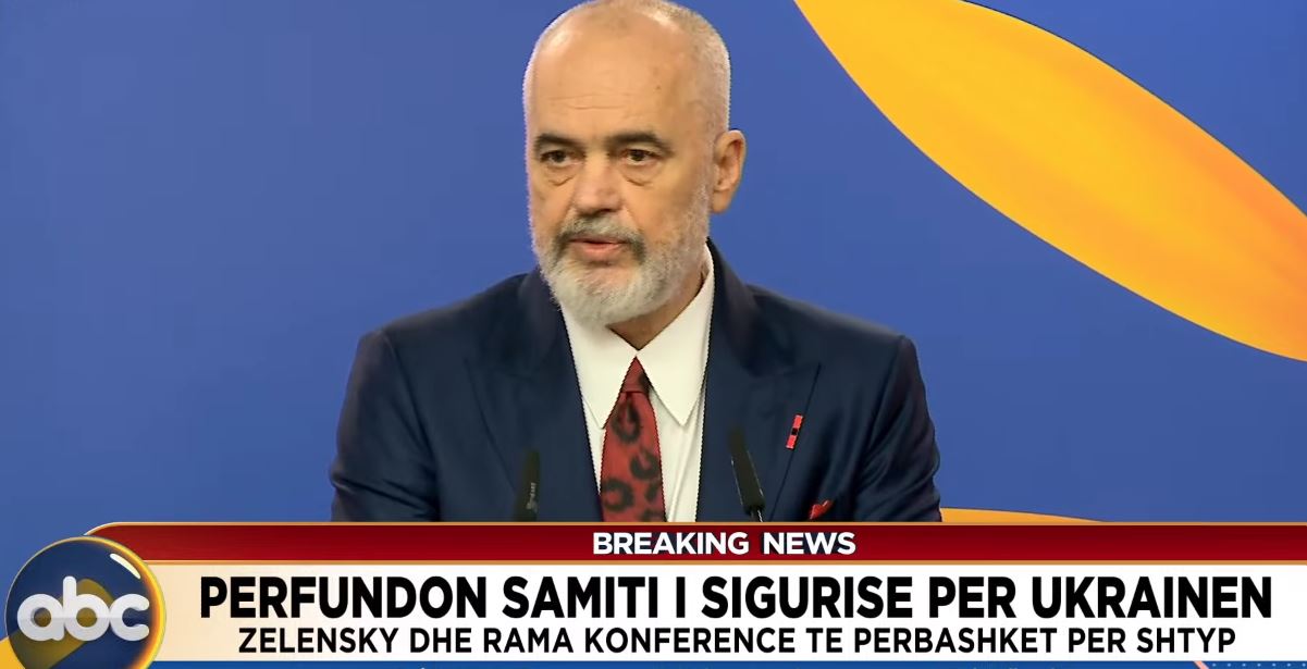 Rama në konferencë me Zelenskyn: Të nderuar të mikpresim një udhëheqës të rezistencës, kombi shqiptar mbështet Ukrainën