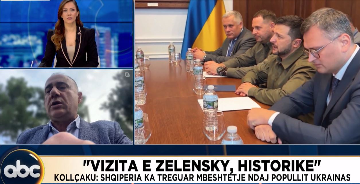 Zelensky në Tiranë/ Kollçaku: Vizitë historike. Shqipëria, ndër 5 kontribuesit më të mëdhenj për Ukrainën