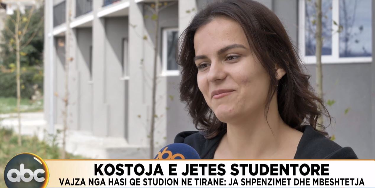 Kostoja e jetës studentore/ Vajza nga Hasi që studion në Tiranë: Ja shpenzimet dhe mbështetja