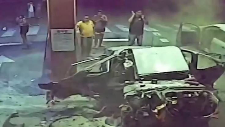 VIDEO/ Momenti kur shpërthen makina, në automjet kishte 20 kilogramë kokainë