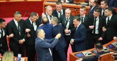 Kaosi në Kuvend, Bardhi përjashtohet me 10 ditë, 3 deputetët e tjerë me 20 ditë