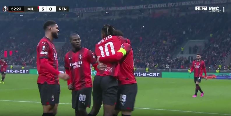 VIDEO/ Leao rikthehet te goli, “ylli” portugez e bën sefte në fazën e 1/16-ve të Europa League