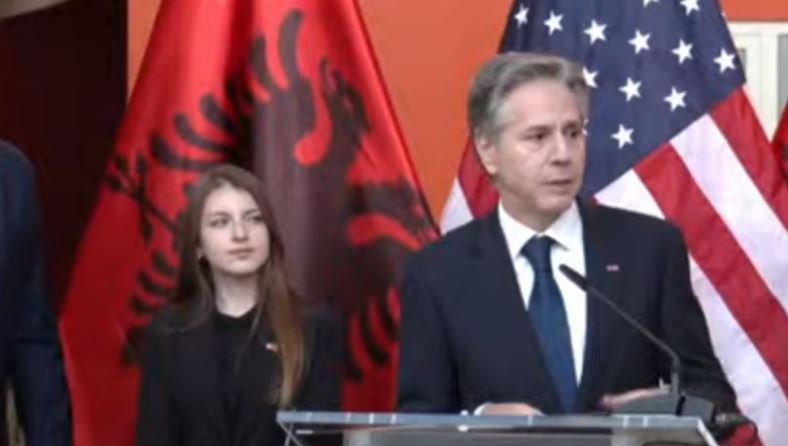 Blinken: I feel the warm atmosphere, the pyramid was rebuilt by the Albanian-American fund