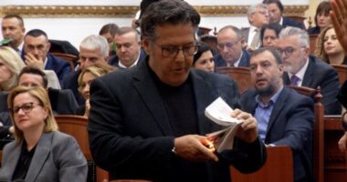 Kaosi në Kuvend, Paloka përjashtohet me 40 ditë, ndëshkohet dhe deputeti Petrit Doda