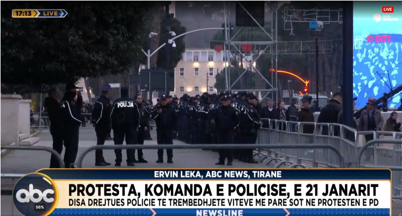 Protesta/ Komanda e policisë së 21 Janarit, disa drejtues të 13 viteve më parë sot në protestën e PD-së