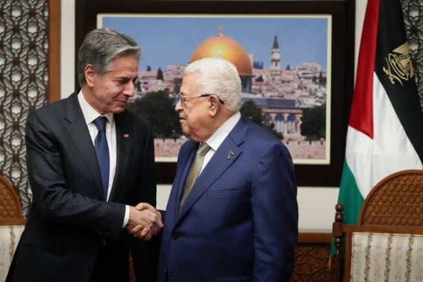 Pas vizitës në Izrael, Blinken takohet me presidentin e Autoritetit Palestinez