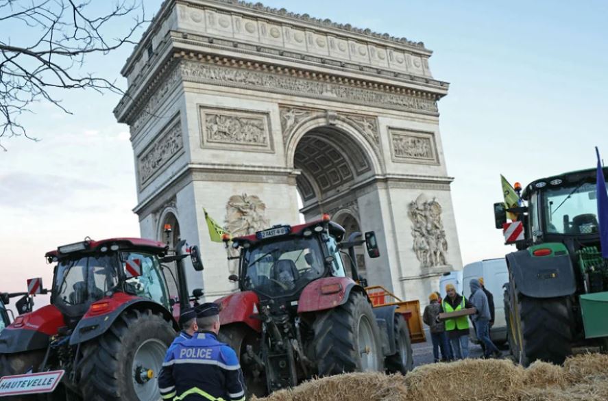 Trazira gjatë demonstratës së fermerëve në Francë, 66 të arrestuar