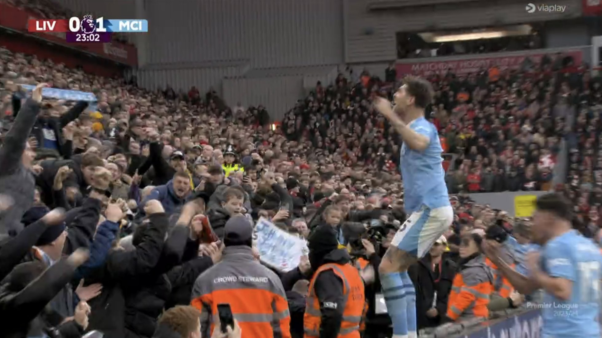 VIDEO/ “Qytetarët” thyejnë Liverpool, Stones fillon festën e City në “Anfield”