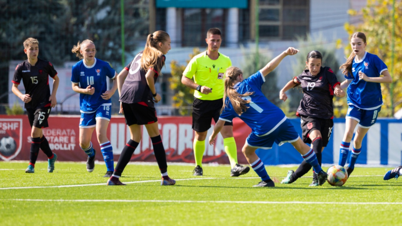 “UEFA Development U-16” për vajza/ Shqipëria përballet me Kosovën, Skocinë e Portugalinë