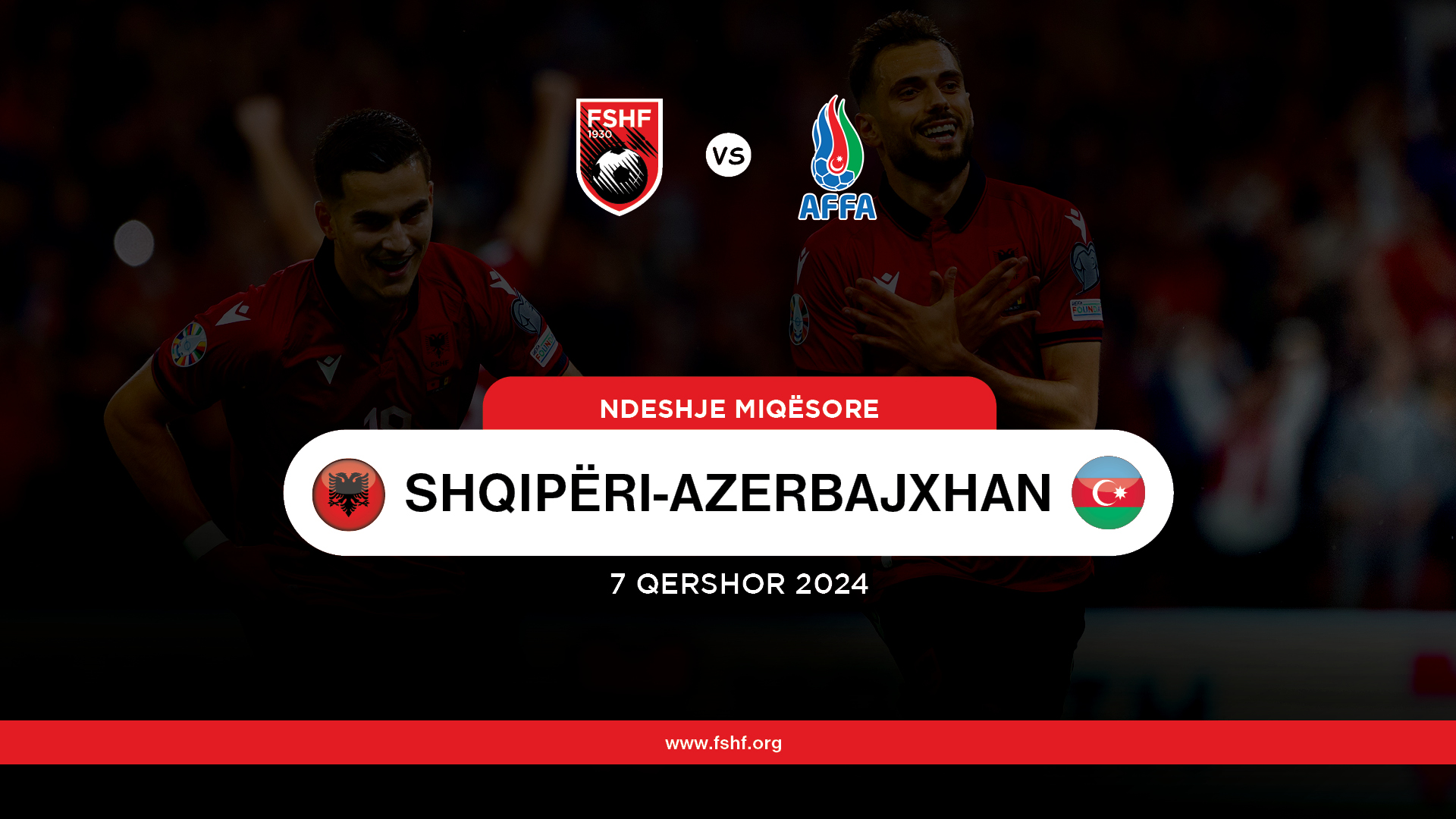 Vendoset miqësorja e fundit para Euro 2024, “Kuqezinjtë” përballen me Azerbajxhanin më 7 qershor