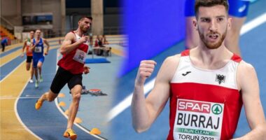 Franko Burraj kampion në garat 400 metra, kaloi në gjysmëfinalet e botërorit të Atletikës