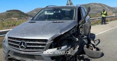 VIDEO/ Aksident në rrugën e Kombit, plagosen 5 anëtarë të një familjeje nga Kosova
