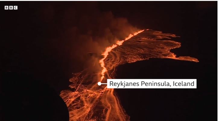 VIDEO/ Shpërthimi i vullkanit në Islandë, shpallet gjendja e jashtëzakonshme në Gadishullin Reykanes