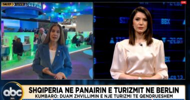 Shqipëria në panairin e turizmit në Berlin/ Kumbaro për ABC News: Duam shtrirje dhe turizëm të qëndrueshëm
