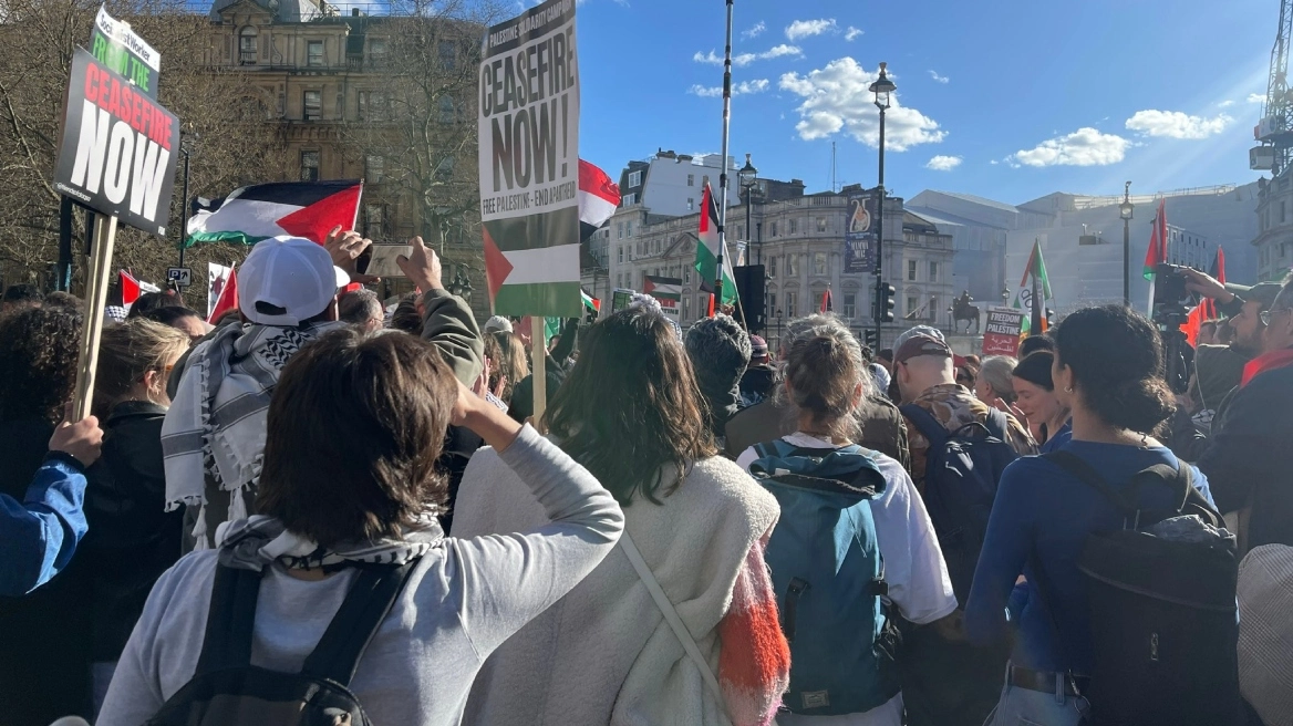 Londër/ Demonstratë e madhe në mbështetje të armëpushimit në Gaza