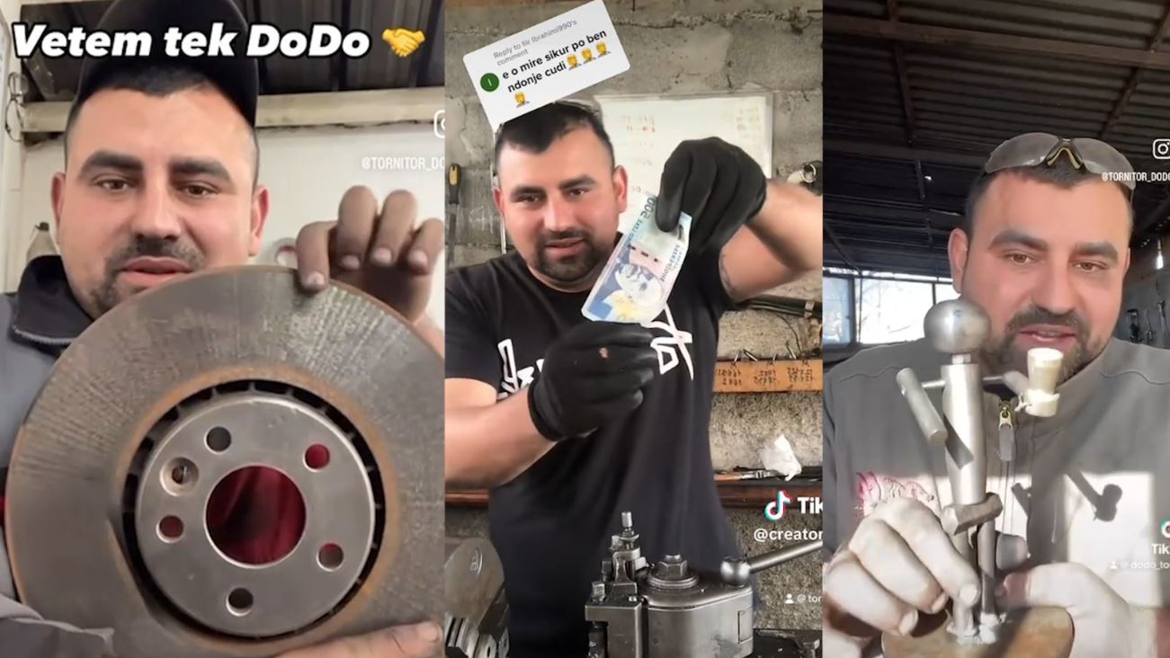 Dodo, tornitori më i famshëm në TikTok, zanati që ‘vodhi’ nga babai e që nuk e la kurrë në baltë