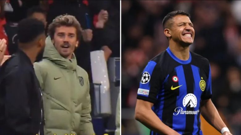 VIDEO/ Sanchez humbi penalltinë, Griezmann e ofendon rëndë sulmuesin e Interit