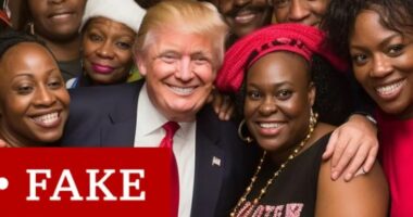 Mbështetësit e Trump përdorin foto të rreme për të inkurajuar afro-amerikanët të votojnë për republikanët