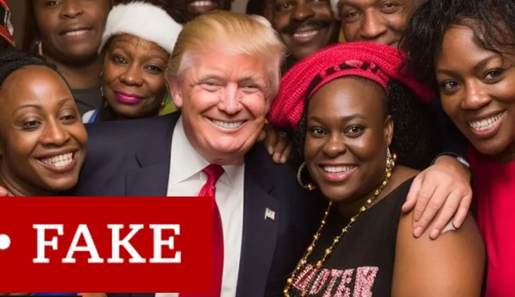 Mbështetësit e Trump përdorin foto të rreme për të inkurajuar afro-amerikanët të votojnë për republikanët