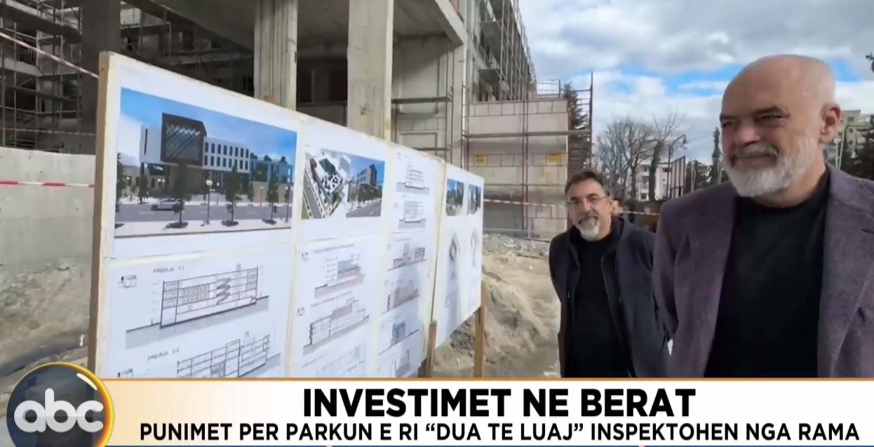 Investimet në Berat/ Rama inspekton punimet për parkun e ri “Dua të luaj”