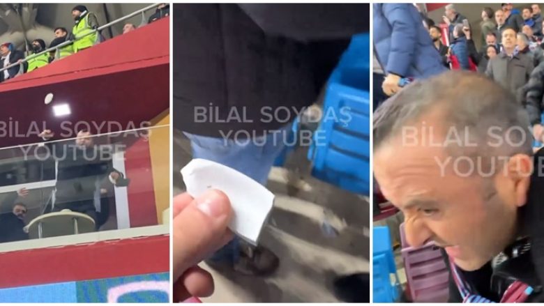 VIDEO/ Dalin pamje të reja nga përplasja e turpshme në stadiumin turk, zyrtari i Fenerbahce godet me sende të forta një tifoz