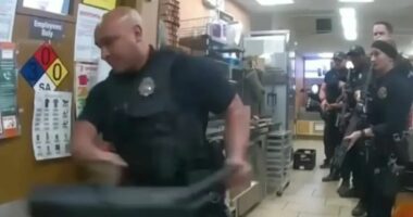 VIDEO/ Hajduti merr peng punonjësin, policia e qëllon 36 herë me armë