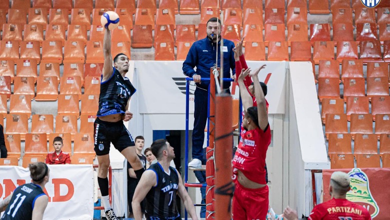 Volejboll/ Tirana merr finalen e parë, “Bardheblutë” mundin Partizanin 3 me 1 në derbi