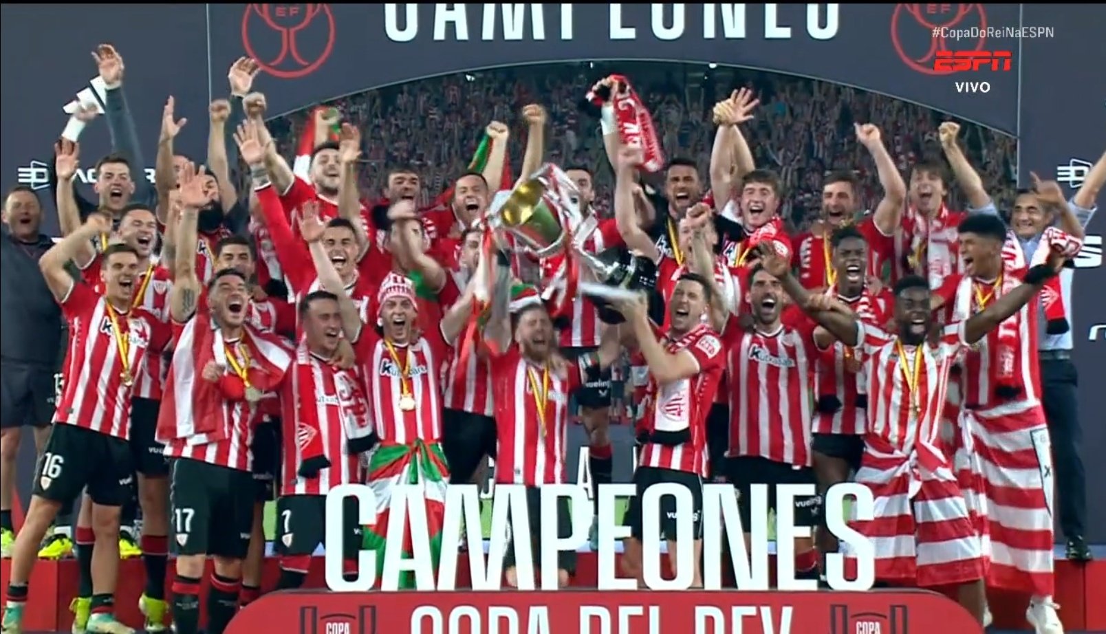 “Baskët” i japin fund pritjes, Athletic Bilbao fiton Kupën e Mbretit pas 40 vitesh